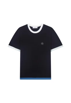 Montagut Polos Et T-Shirts-T-shirt en coton bio - Ivan 05-Bleu marine
