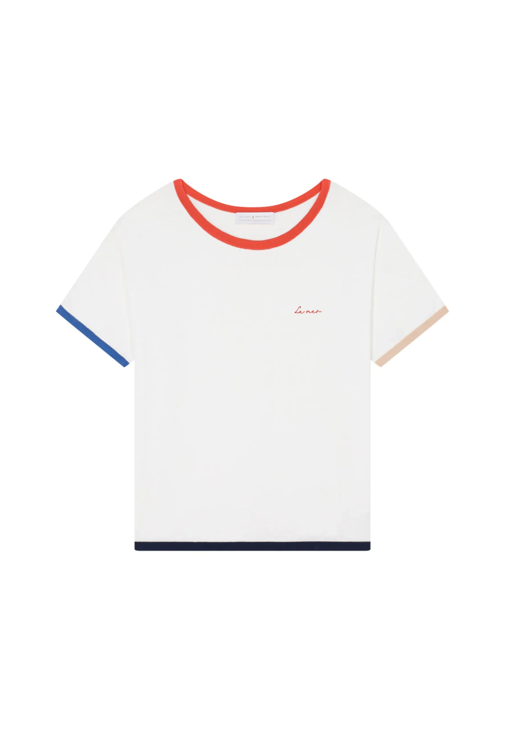 Montagut T-Shirts Et Débardeurs-T-shirt en coton bio - Lamara 82-Ecru
