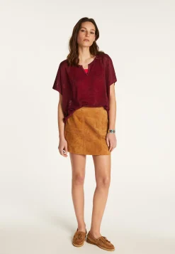 Montagut T-Shirts Et Débardeurs-T-shirt en fil lumière - Didi 51-Bordeaux