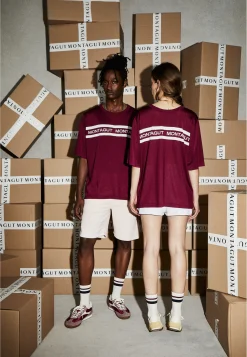 Montagut Le Fil Lumière®-T-shirt en fil lumière - Morris 51-Bordeaux