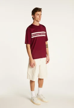 Montagut Le Fil Lumière®-T-shirt en fil lumière - Morris 51-Bordeaux