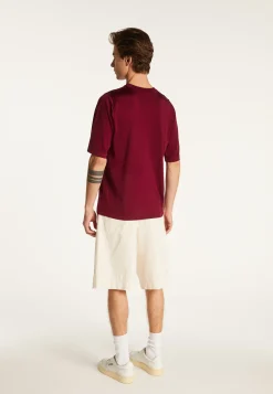 Montagut Le Fil Lumière®-T-shirt en fil lumière - Morris 51-Bordeaux
