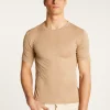 Montagut Polos Et T-Shirts-T-shirt en laine mélangée - Renaud 13-Beige moyen