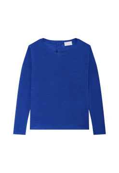 Montagut T-Shirts Et Débardeurs-T-shirt en lin flammé - Polly 48-Bleu roi