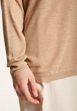 Montagut T-Shirts Et Débardeurs-T-shirt en lin flammé - Beja 13-Beige moyen