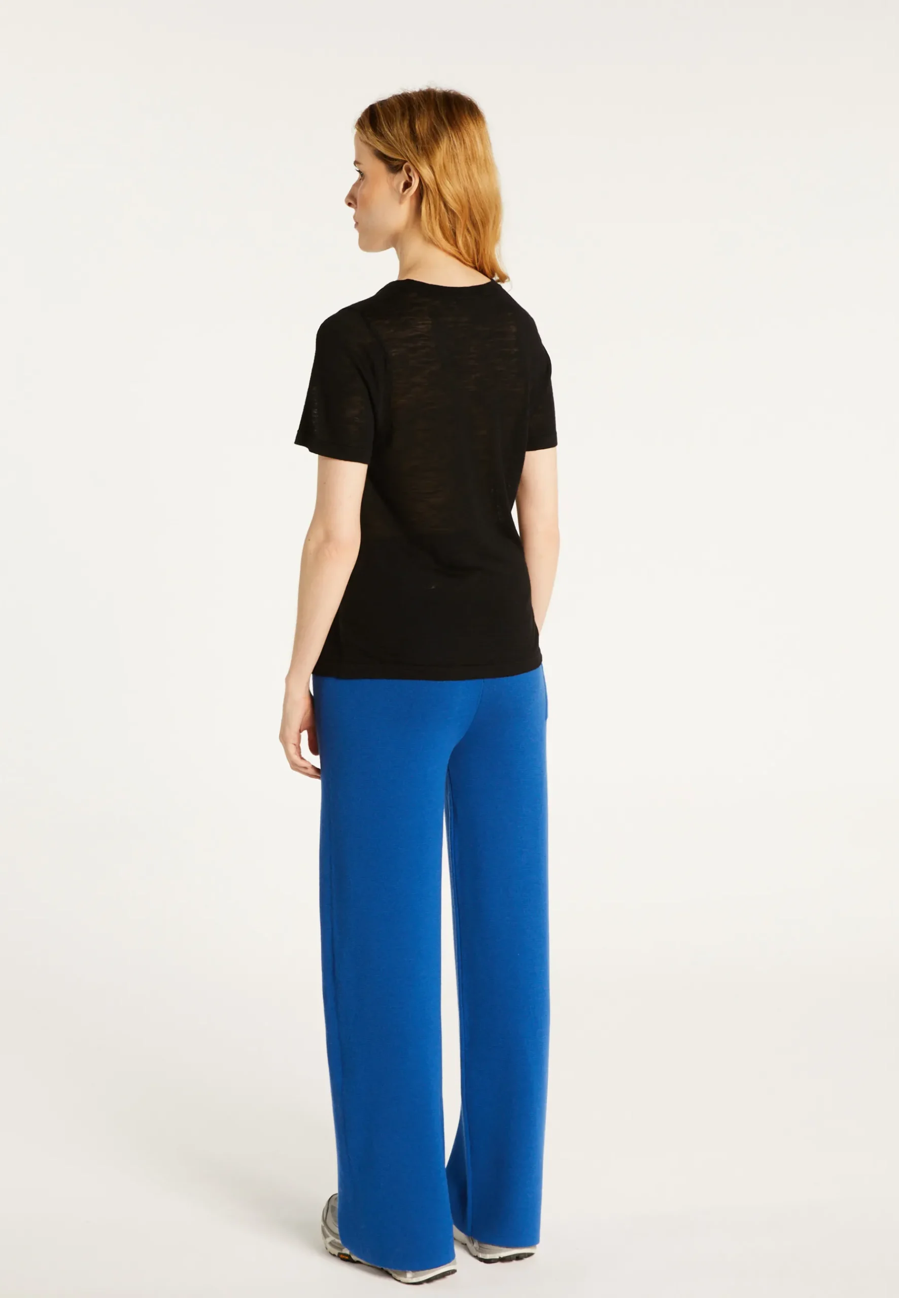 Montagut T-Shirts Et Débardeurs-T-shirt en lin flammé - Lucie 01-Noir
