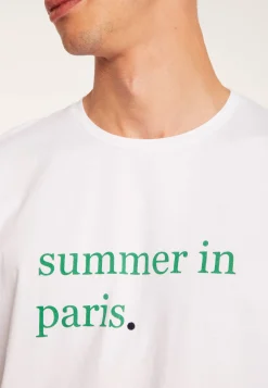 Montagut Polos Et T-Shirts-T-shirt homme Maison x Cuisse de Grenouille - Lulu 02-Blanc