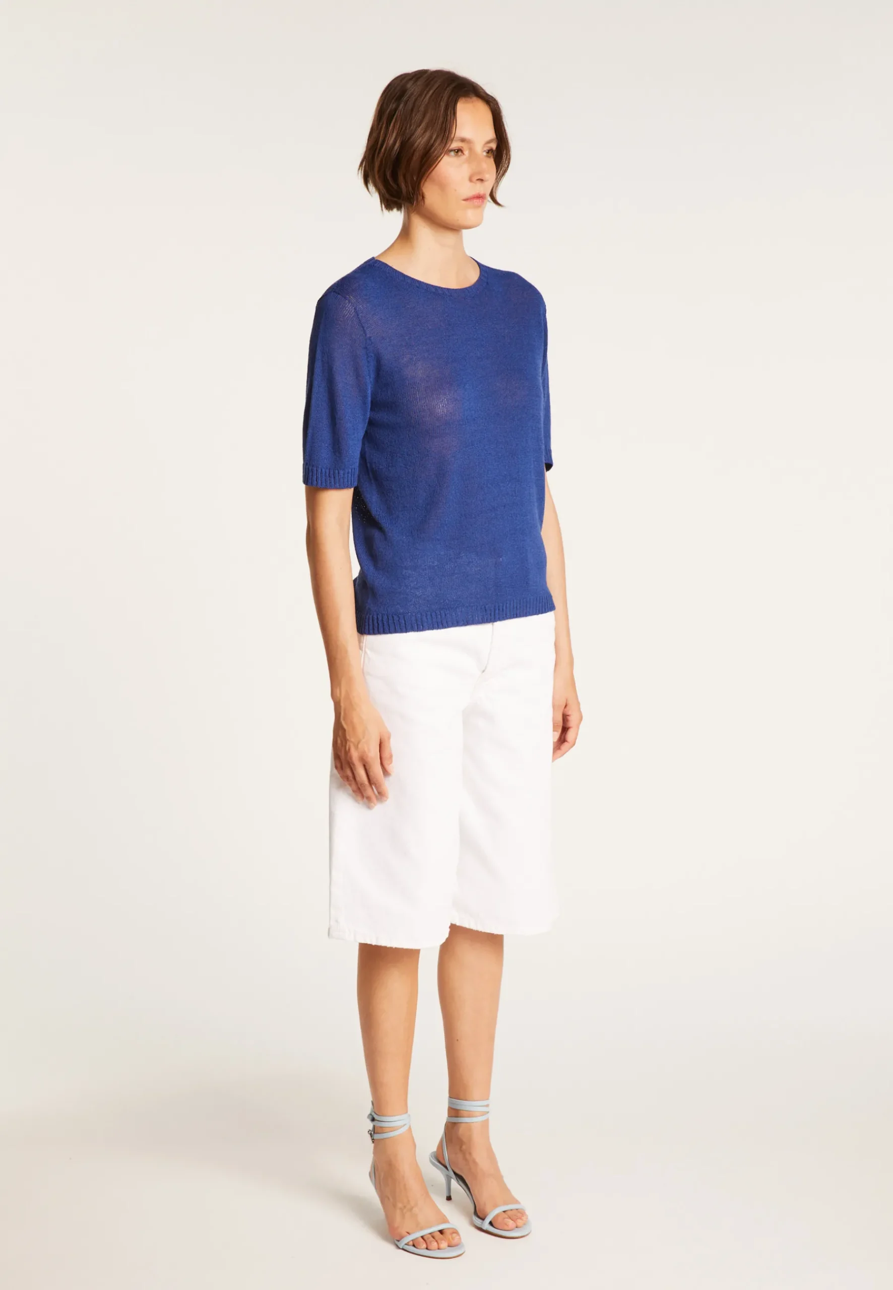 Montagut T-Shirts Et Débardeurs-T-shirt manches coudes - Bapteme 03-Bleu foncé