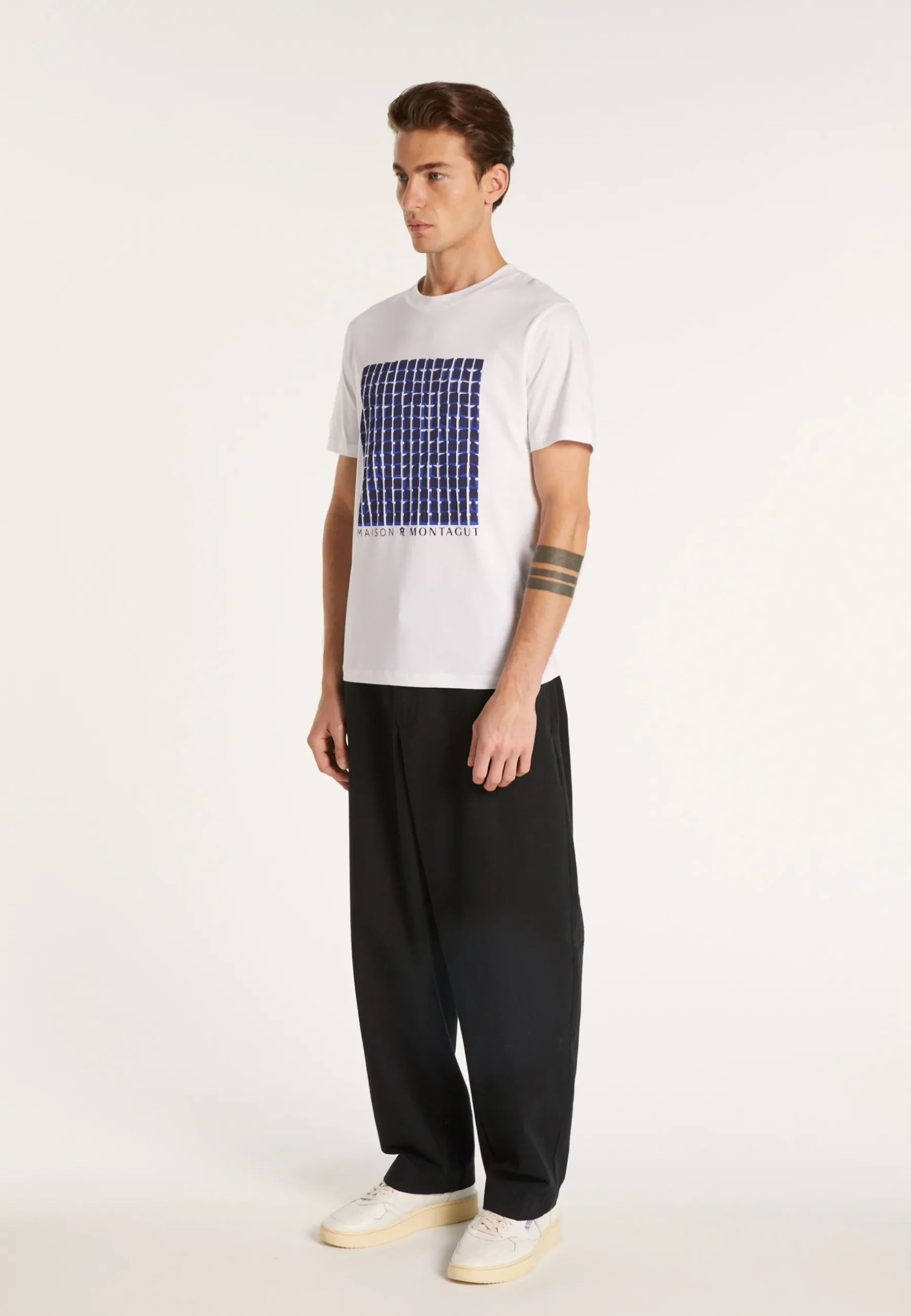 Montagut Polos Et T-Shirts-T-shirt MM en coton bio - Donnie 02-Blanc