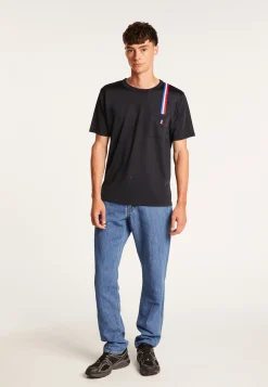Montagut Polos Et T-Shirts-T-shirt unisexe Fil Lumière - Achille 05-Bleu marine