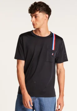 Montagut Polos Et T-Shirts-T-shirt unisexe Fil Lumière - Achille 05-Bleu marine