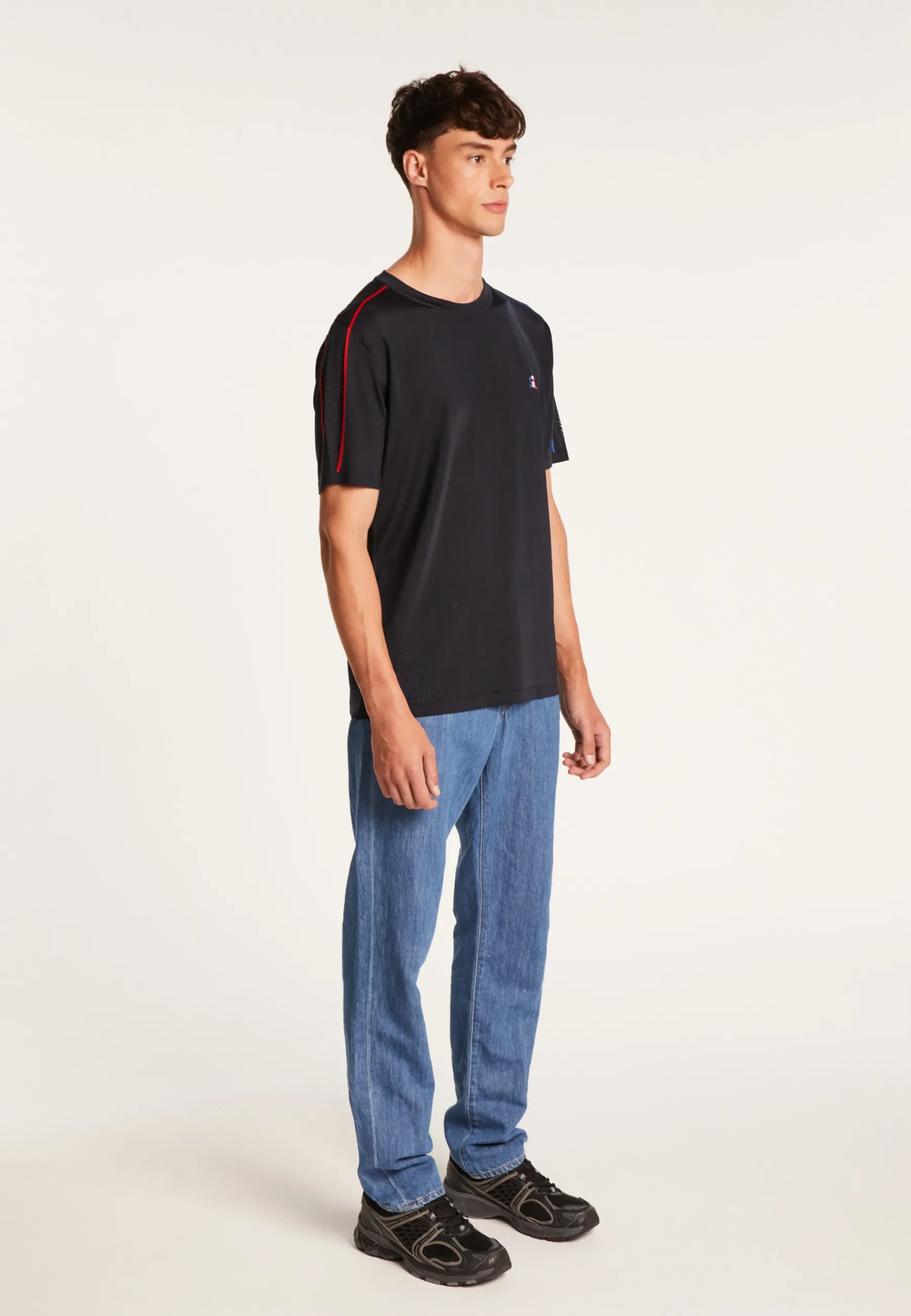 Montagut Le Fil Lumière®-T-shirt unisexe Fil Lumière - Anthony 05-Bleu marine