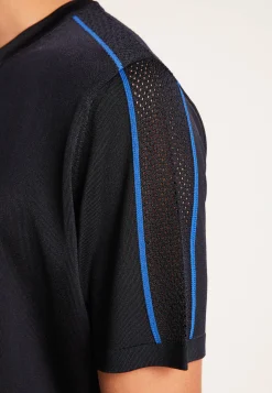 Montagut Le Fil Lumière®-T-shirt unisexe Fil Lumière - Anthony 05-Bleu marine