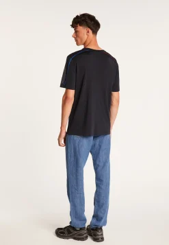 Montagut Le Fil Lumière®-T-shirt unisexe Fil Lumière - Anthony 05-Bleu marine