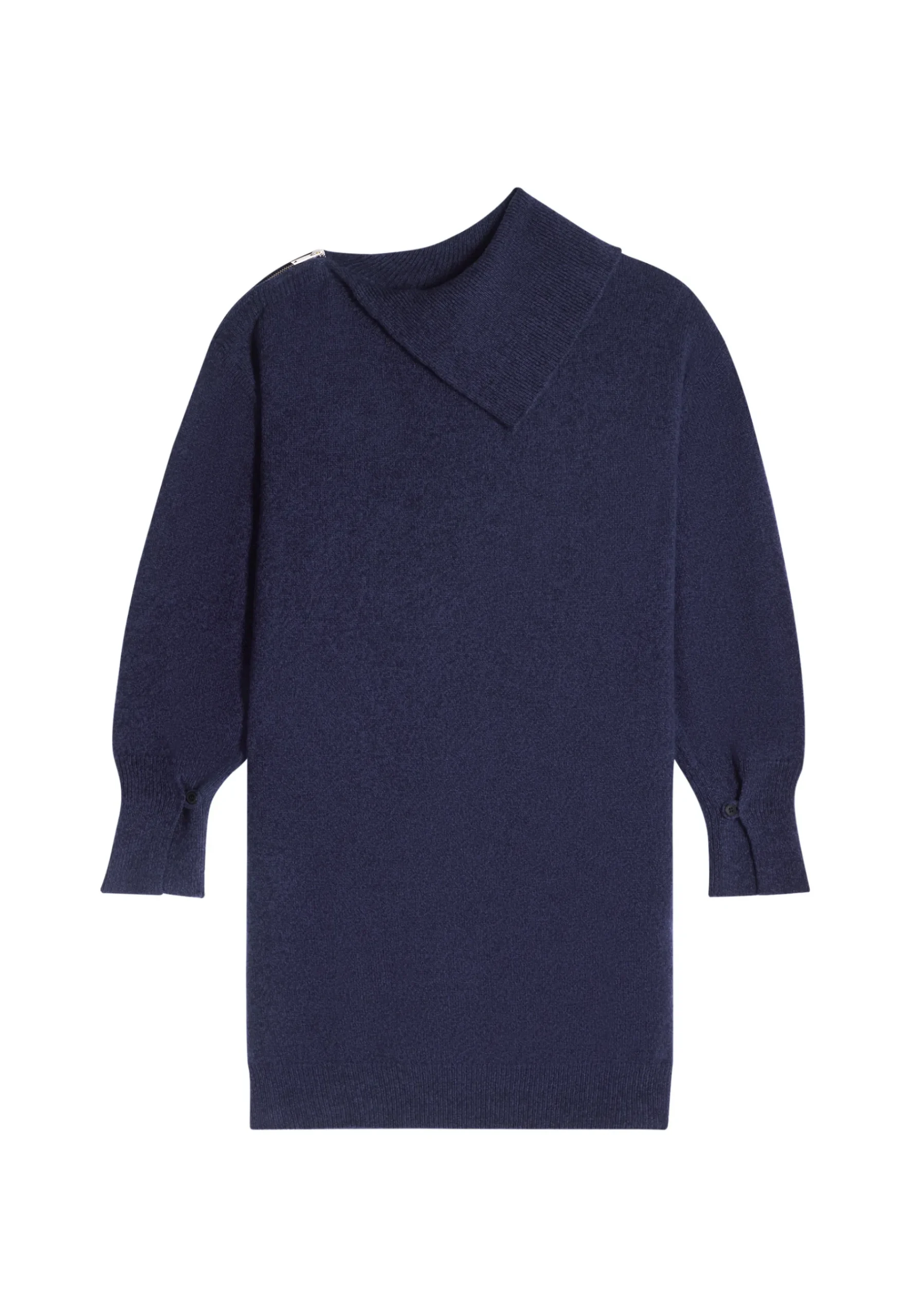 Montagut Pulls-Tunique en laine et cachemire - Vienne 05-Bleu marine