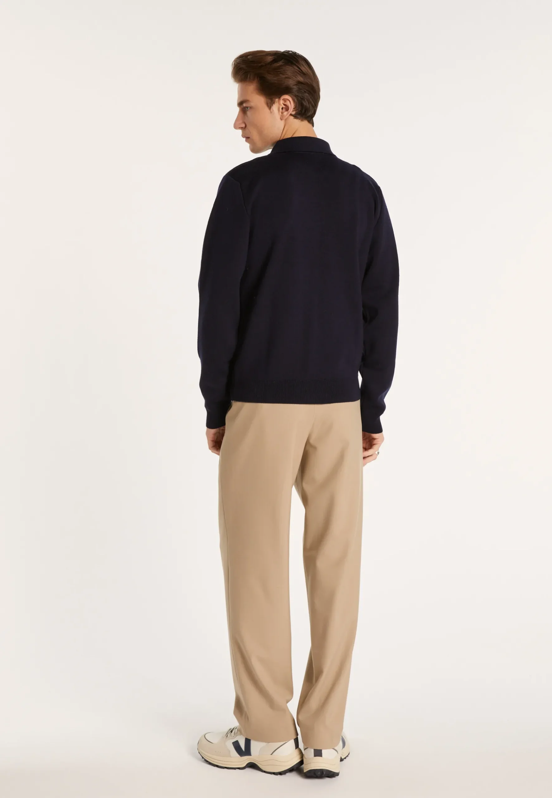 Montagut Vestes Et Cardigans-Veste à poches en laine - Leopol 05-Bleu marine