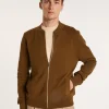 Montagut Vestes Et Cardigans-Veste avec poches en coton bio - Richelieu 83-Kaki