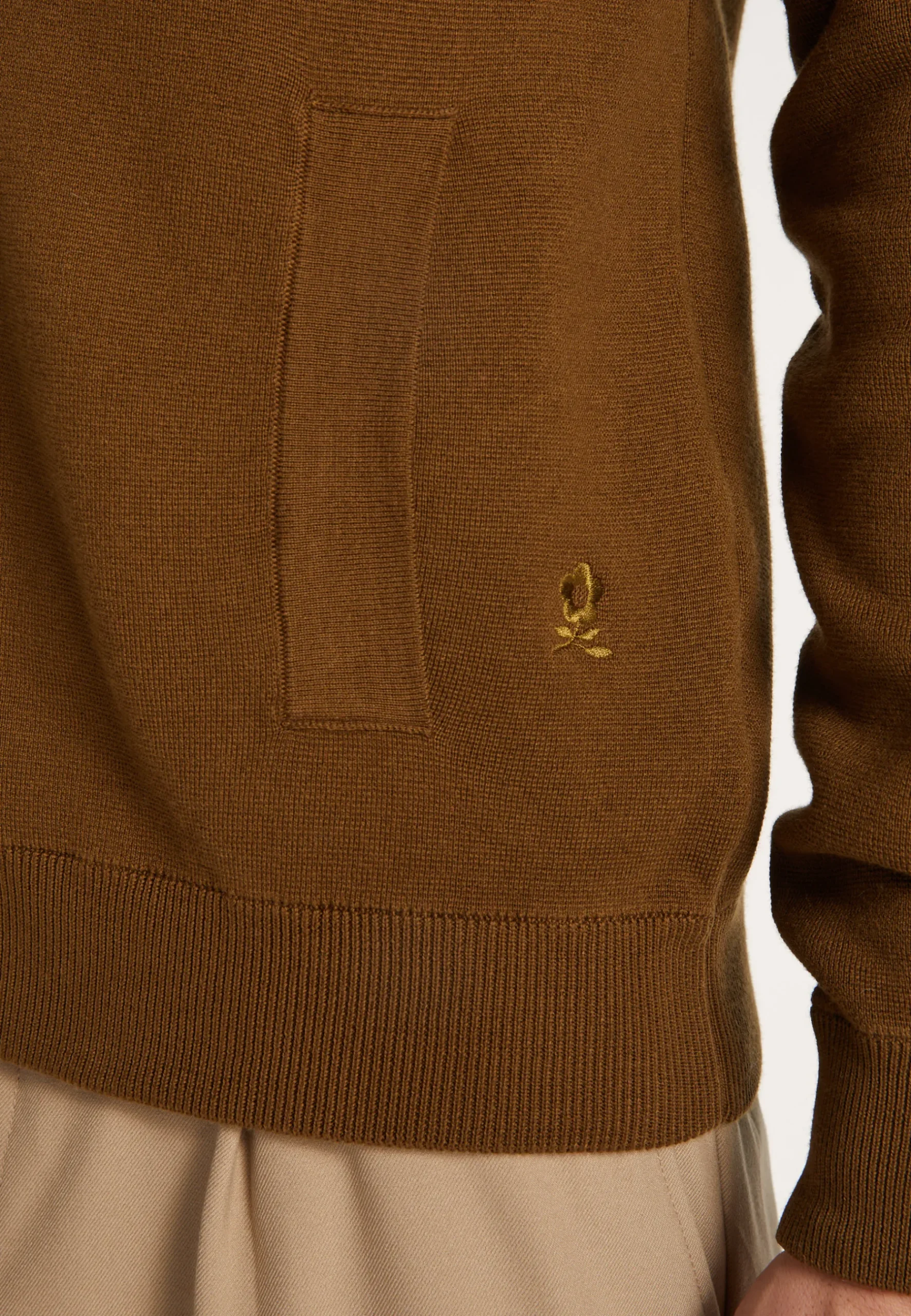 Montagut Vestes Et Cardigans-Veste avec poches en coton bio - Richelieu 83-Kaki