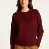 Montagut Vestes Et Cardigans-Veste boutonnée à poches en laine mérinos - Gaspard 51-Bordeaux
