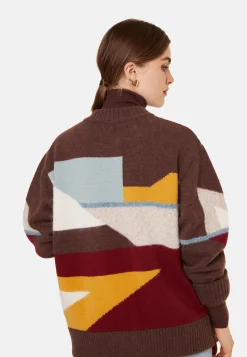 Montagut Vestes Et Cardigans-Veste boutonnée en mélange de laine - Gloria 47Marron foncé