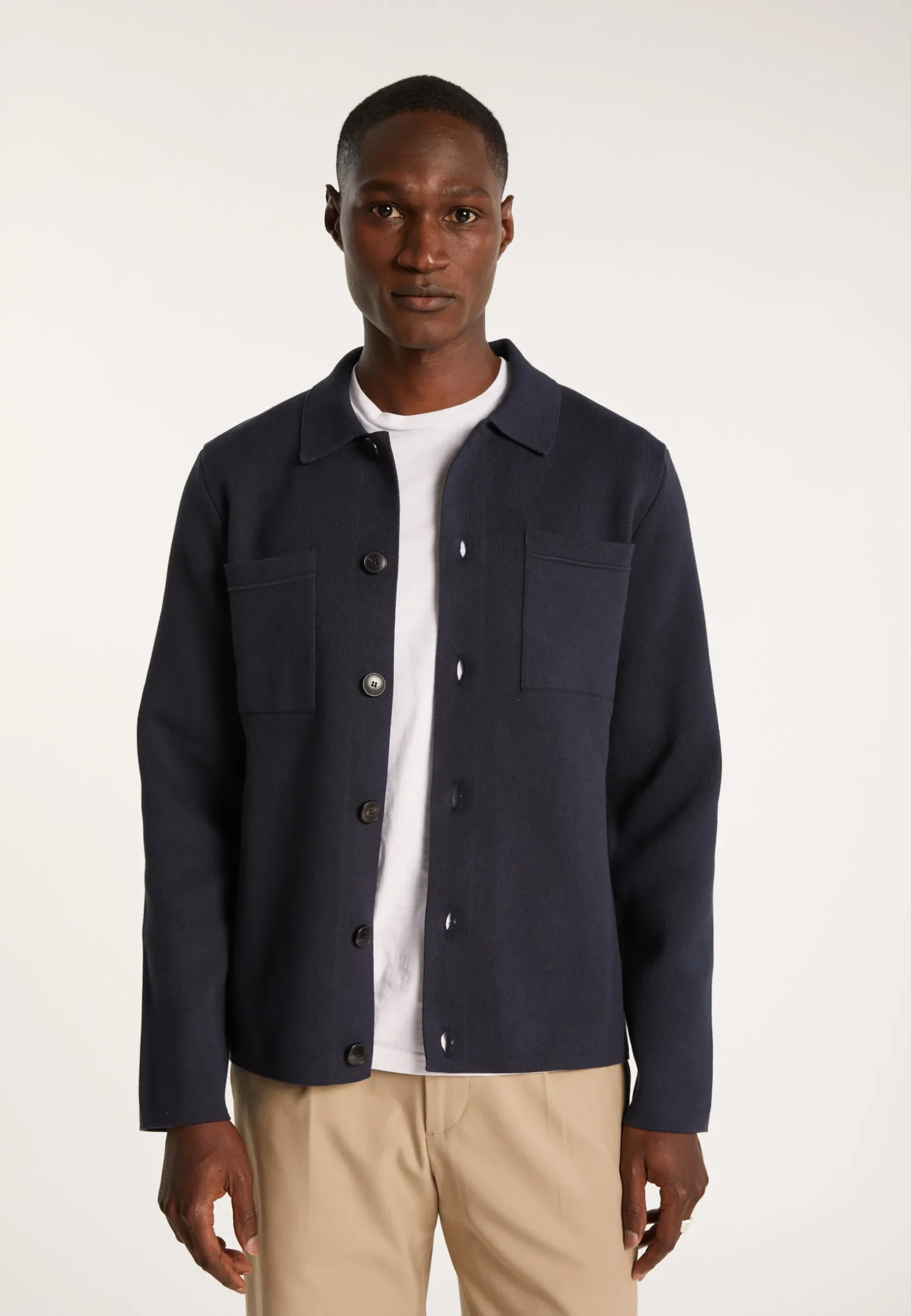 Montagut Vestes Et Cardigans-Veste en coton - Irwan 05-Bleu marine