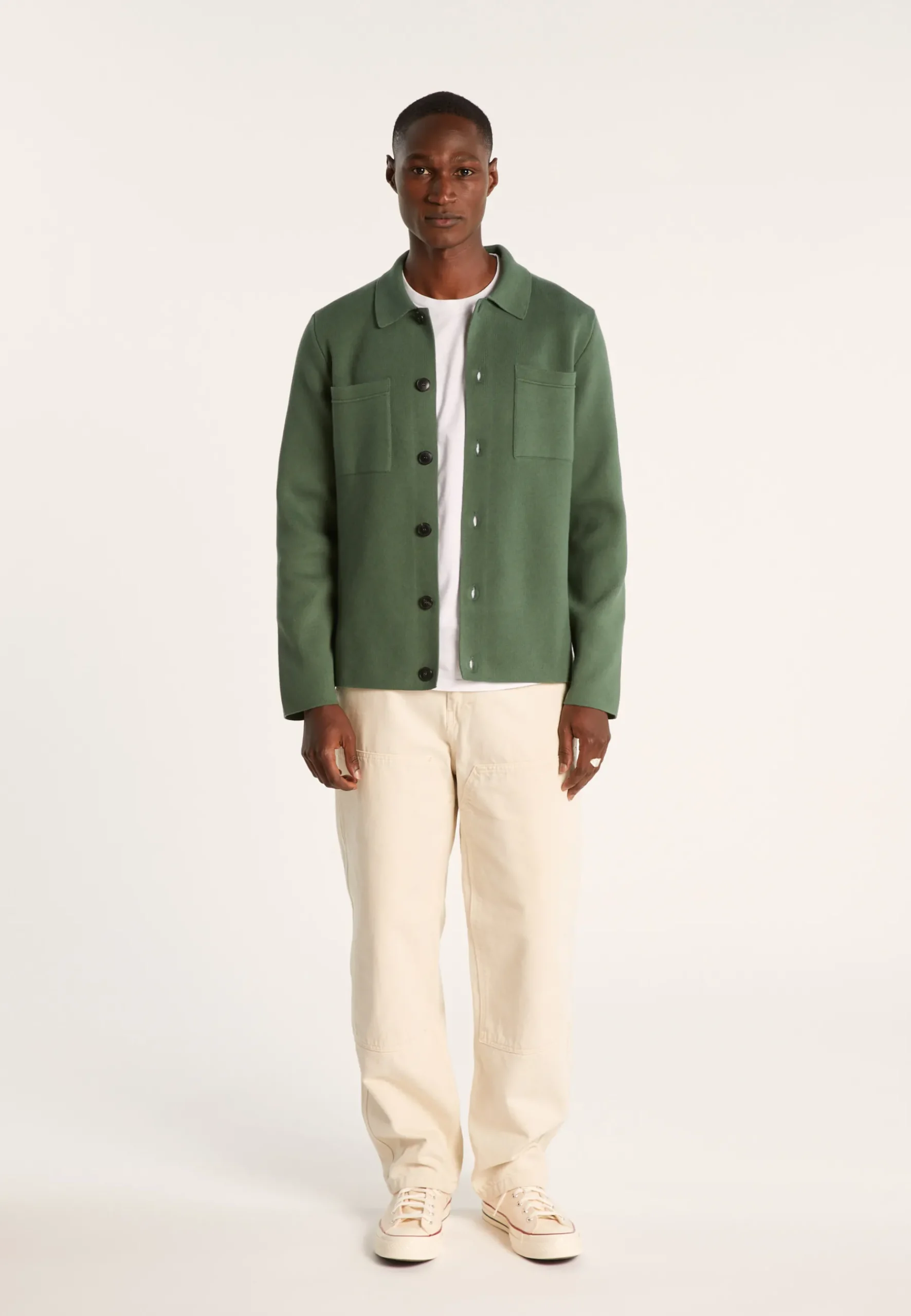 Montagut Vestes Et Cardigans-Veste en coton - Irwan 21-Vert foncé