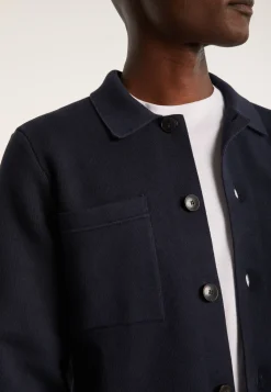 Montagut Vestes Et Cardigans-Veste en coton - Irwan 05-Bleu marine