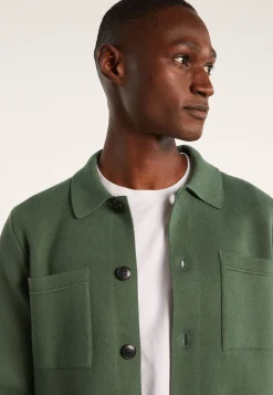 Montagut Vestes Et Cardigans-Veste en coton - Irwan 21-Vert foncé