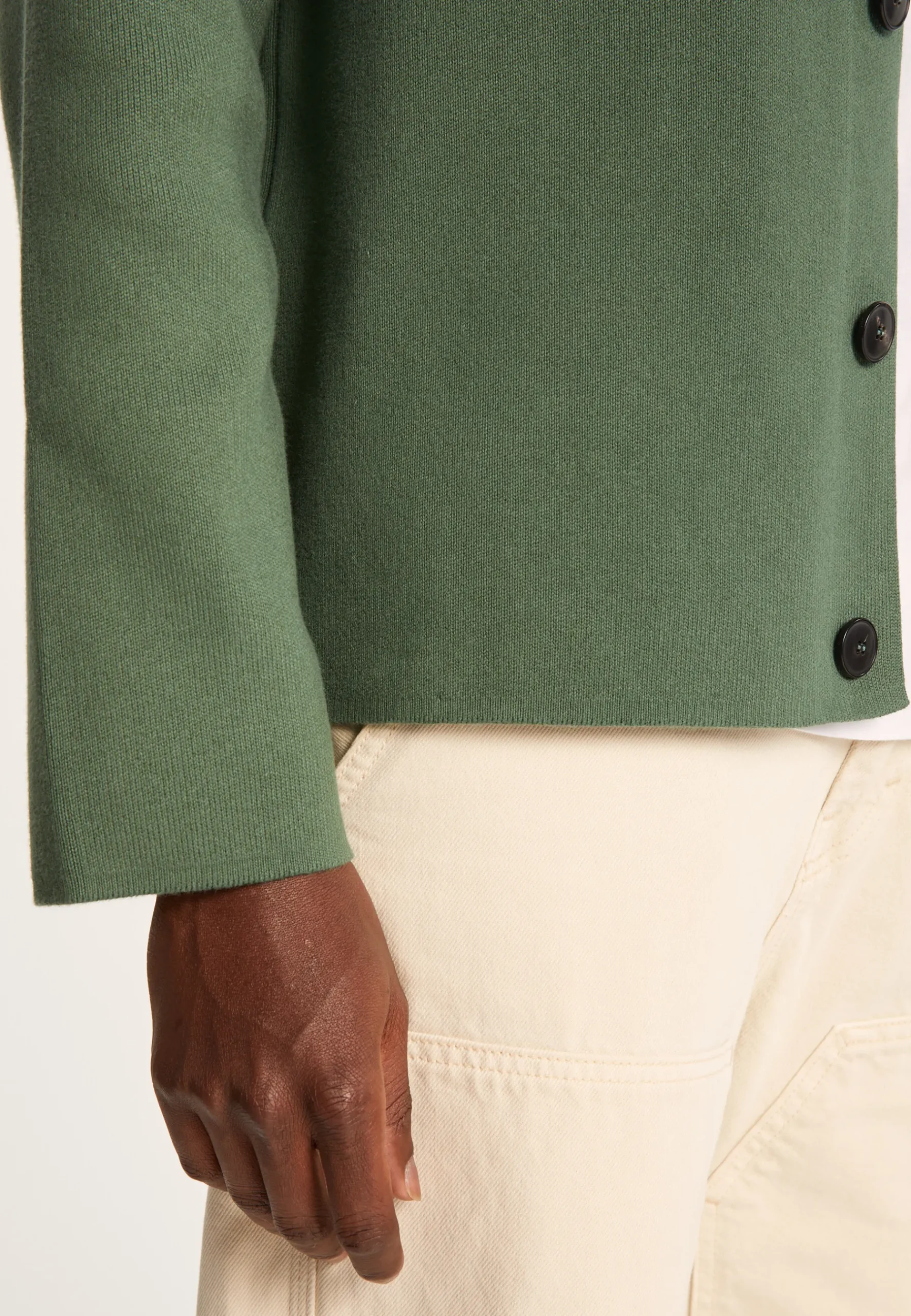 Montagut Vestes Et Cardigans-Veste en coton - Irwan 21-Vert foncé