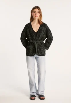 Montagut Vestes Et Cardigans-Veste en coton bio - Lyra 21-Vert foncé