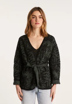 Montagut Vestes Et Cardigans-Veste en coton bio - Lyra 21-Vert foncé