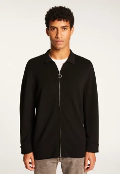 Montagut Vestes Et Cardigans-Veste en laine mélangée - Théophile 01-Noir