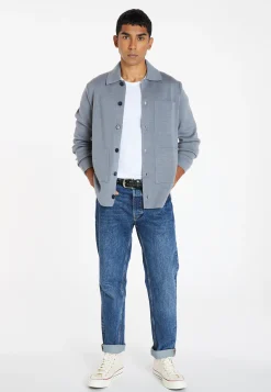 Montagut Vestes Et Cardigans-Veste en laine mérinos - Samuel 09-Gris moyen