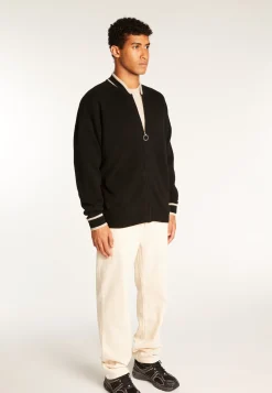 Montagut Vestes Et Cardigans-Veste en laine mérinos - Toronto 01-Noir