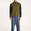Montagut Vestes Et Cardigans-Veste sans manches en laine et cachemire - Thula 83-Kaki