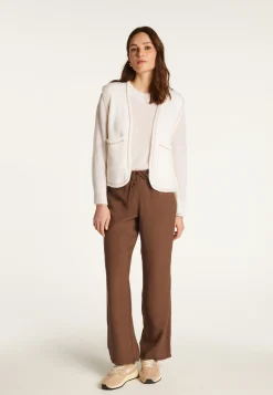 Montagut Vestes Et Cardigans-Veste sans manches en laine mérinos - Filipa 82-Ecru