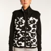 Montagut Vestes Et Cardigans-Veste zippé sans manches en laine - Ruth 01-Noir