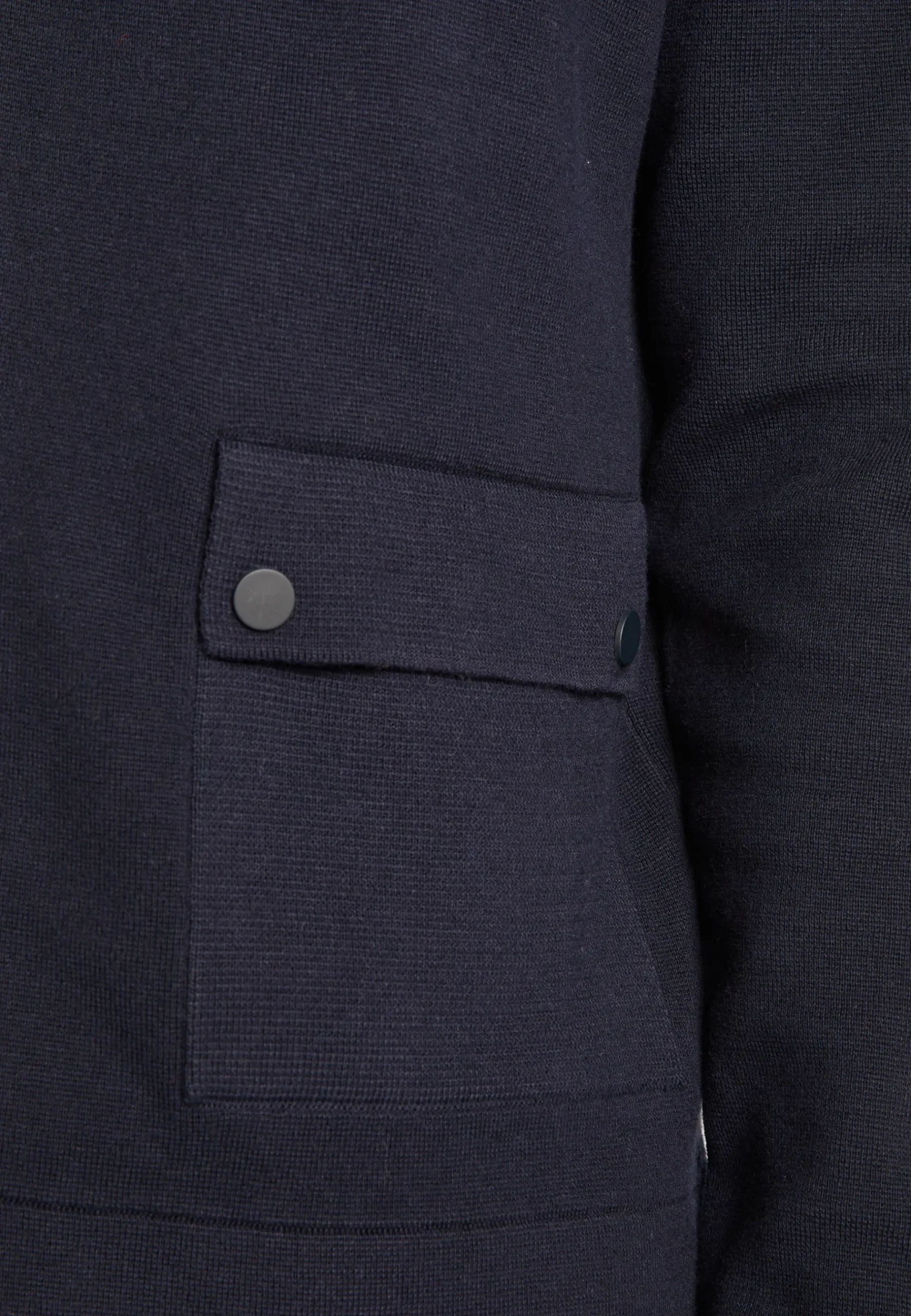 Montagut Vestes Et Cardigans-Veste zippée en coton - Dalil 05-Bleu marine