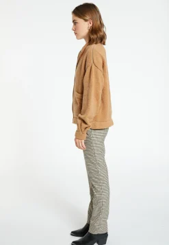 Montagut Vestes Et Cardigans-Veste zippée en laine - Caledonia 88-Camel